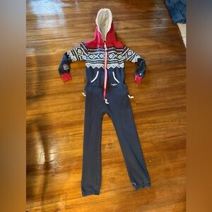 Onepiece Red and Blue Ski & Snow Jacket